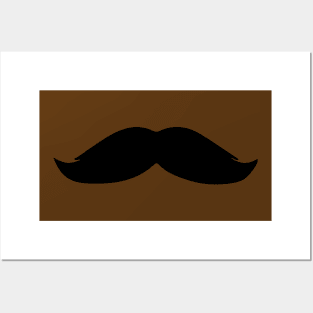 Moustache - Bushy (Skin tone F) Posters and Art